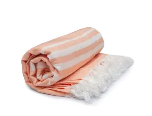 Mush 100% Bamboo Large Bath Towel | Ultra Soft, Absorbent, Light Weight, & Quick Dry Towel for Bath, Travel, Gym, Beach, Pool, and Yoga | 75 X 150 cms (Set of 1, Peach)