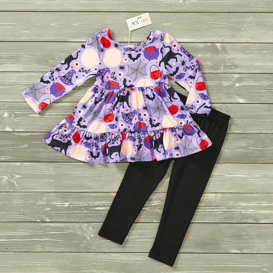 No Tricks-Just Treats Long Sleeve Pant Set