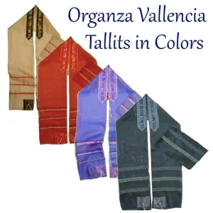 Organza Valencia Tallit Prayer Shawl