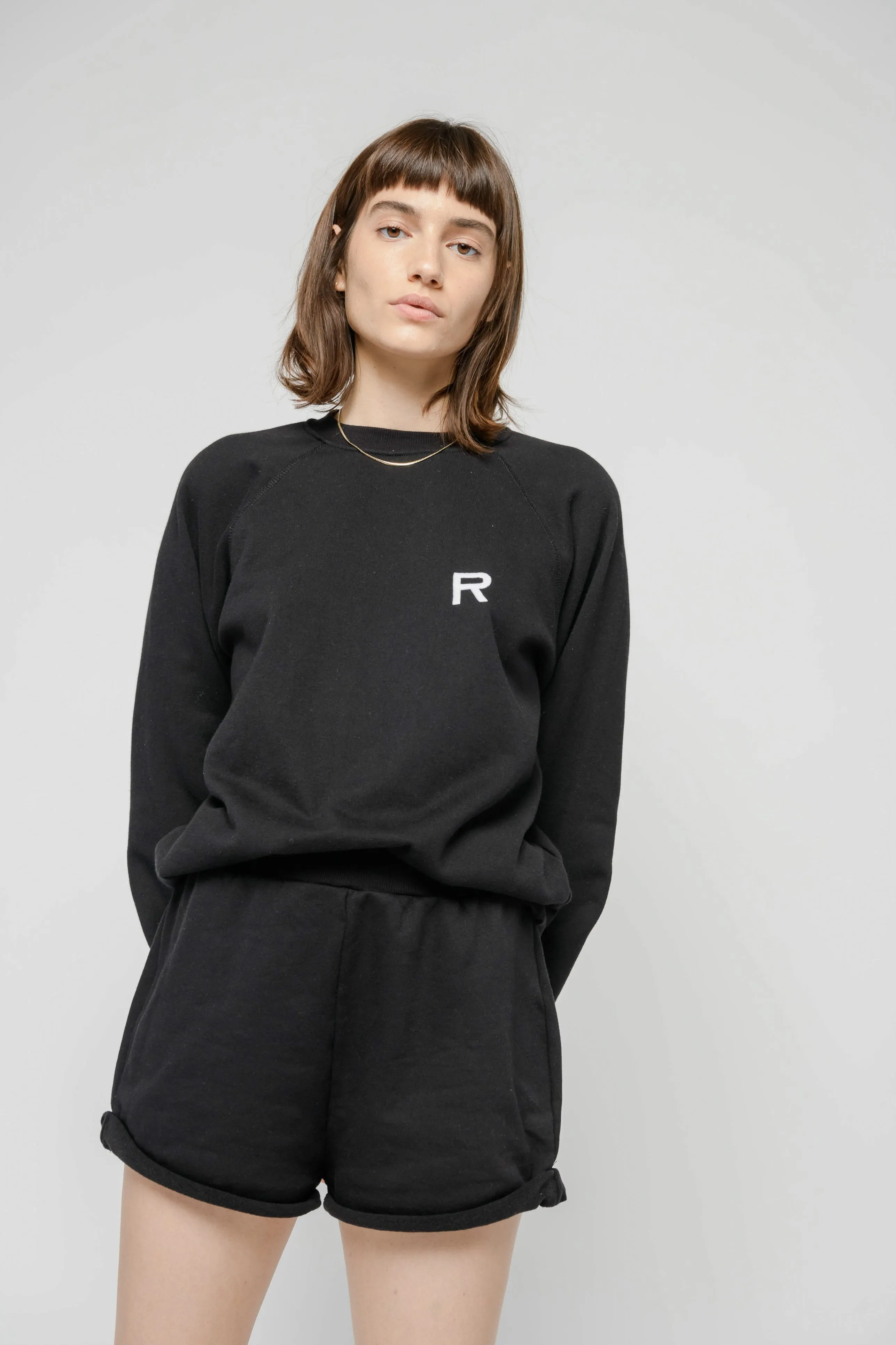 OVERSIZED SWEATSHIRT - BLACK