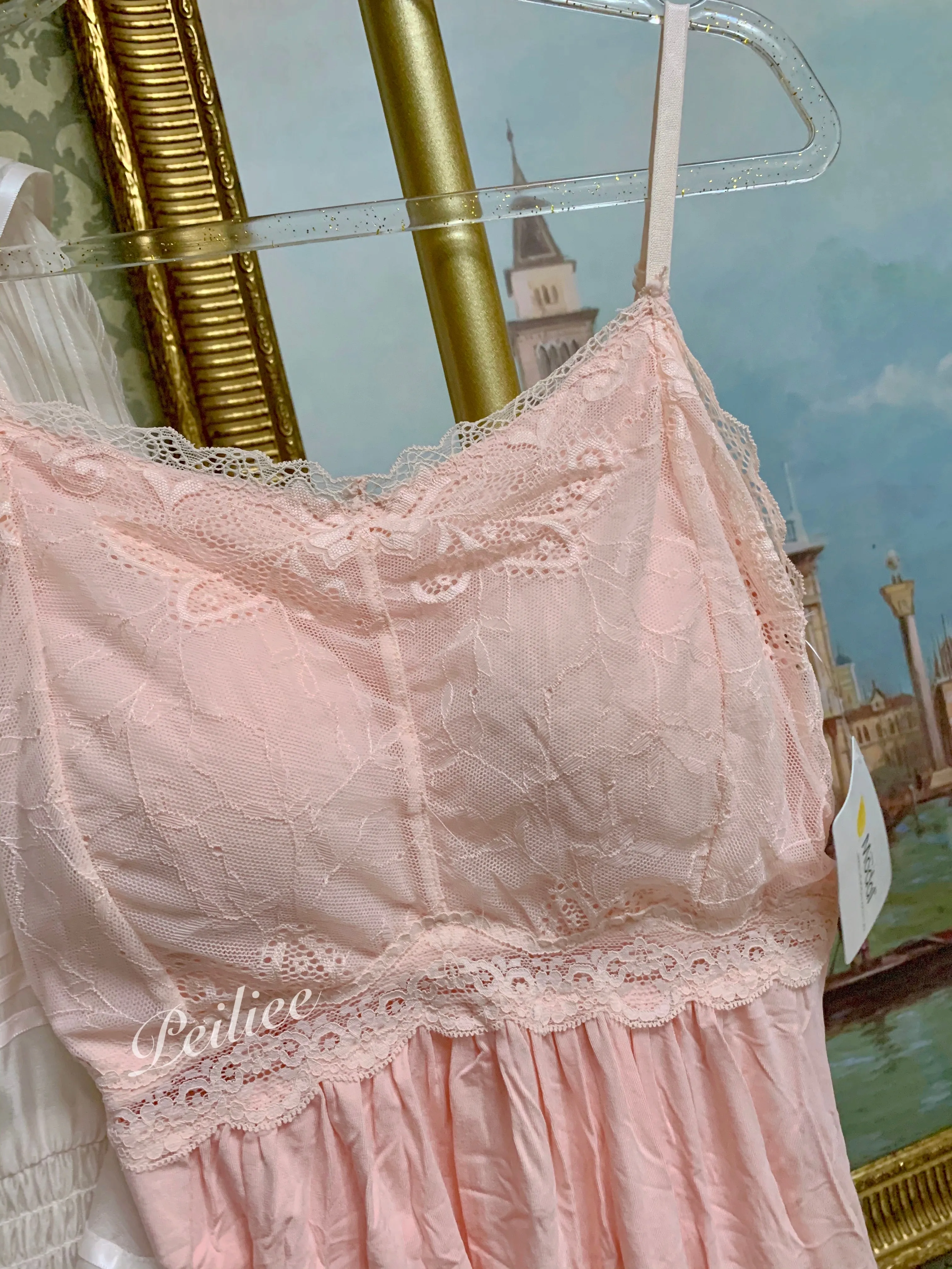 [Premium Selected] My Golden Days Vintage Antique Edwardian Soft Pink Dress Set