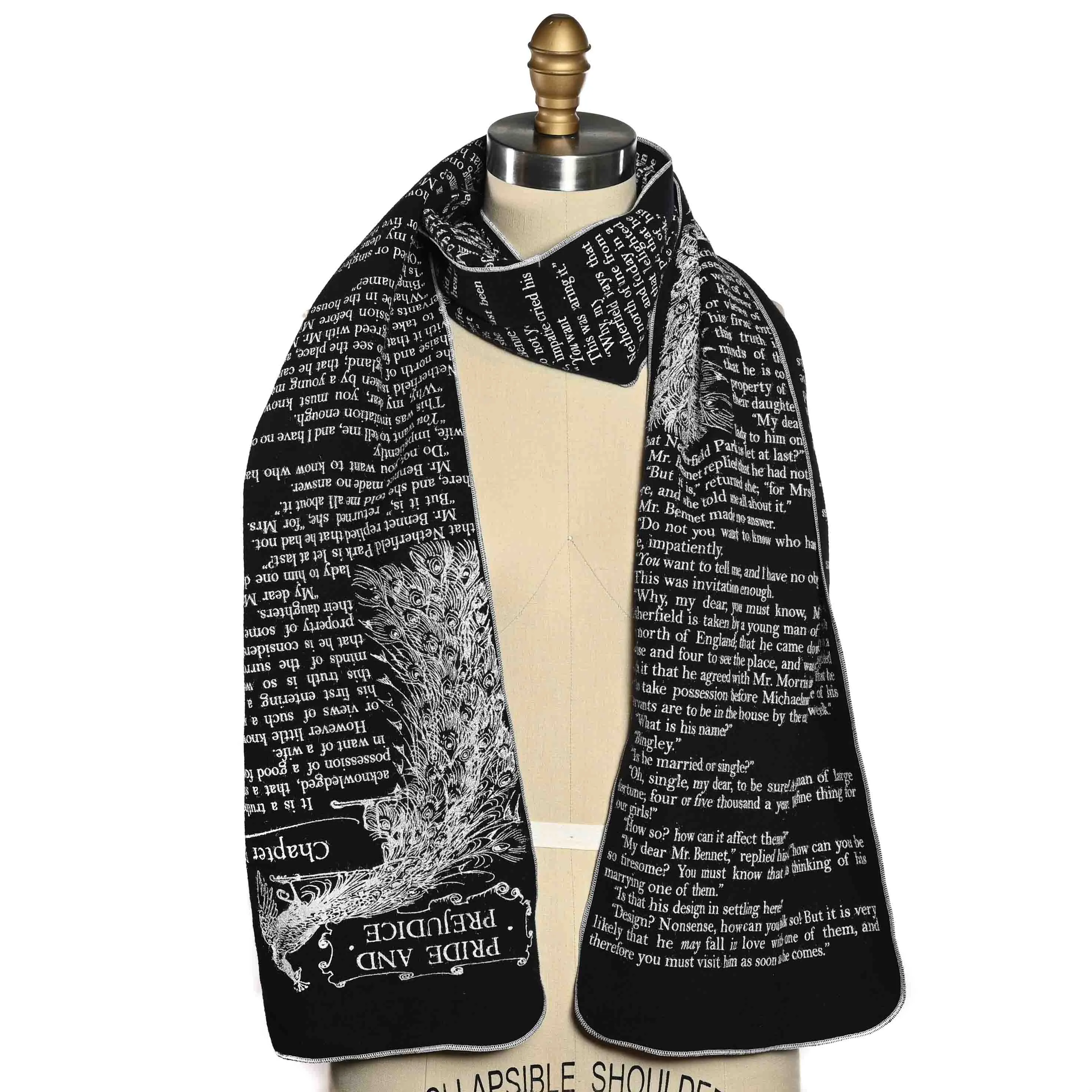 Pride and Prejudice Italian Wool Scarf