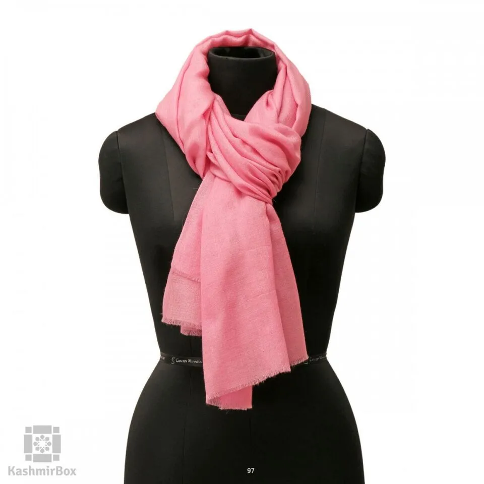 Rose Pink Woolen Scarf