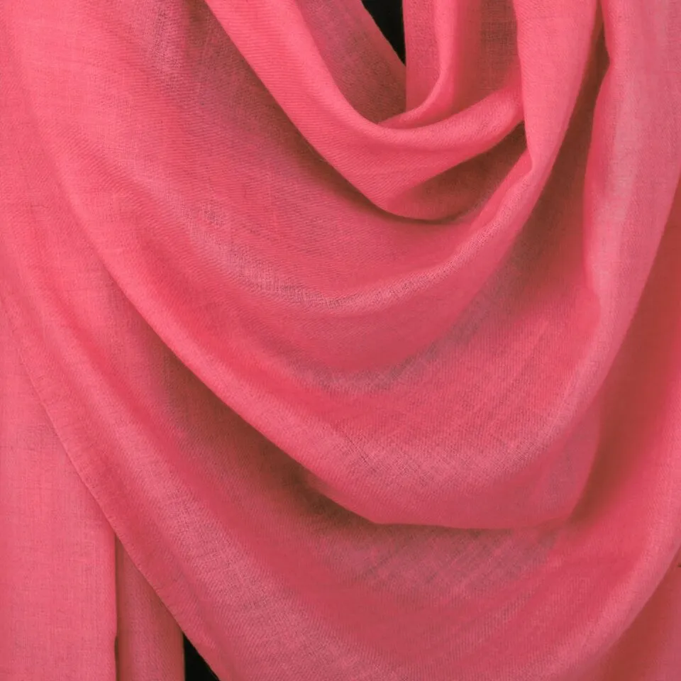 Rose Pink Woolen Scarf