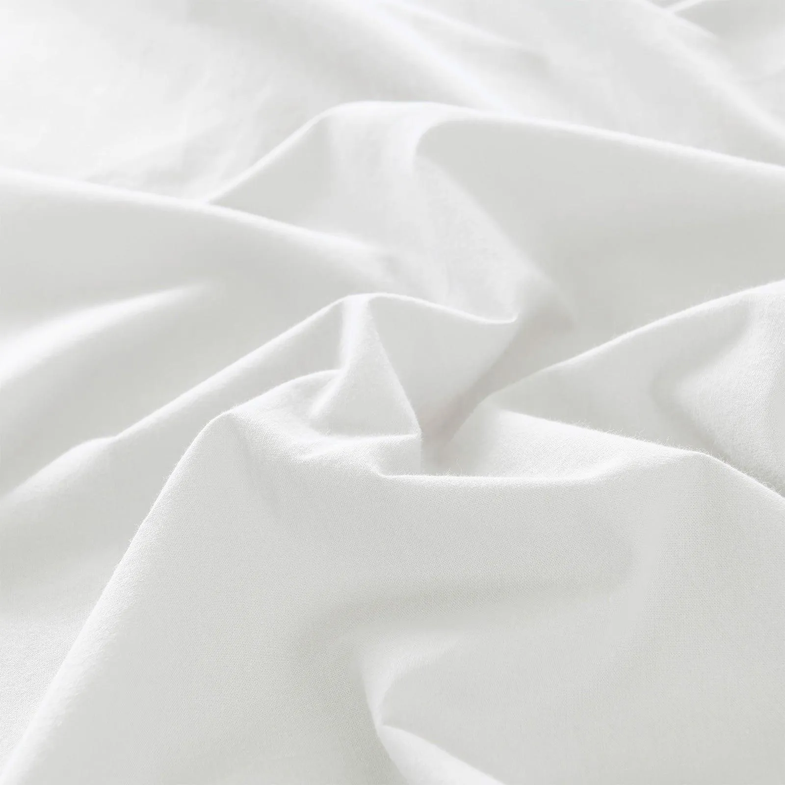 Royal Comfort Vintage Washed 100% Cotton Quilt Cover Set Bedding Ultra Soft - Double - White