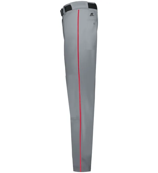 Russell Baseball Grey with True Red Change Up Piped Youth Baseball Pants