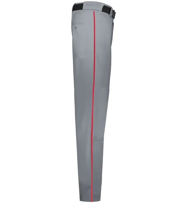 Russell Baseball Grey with True Red Change Up Piped Youth Baseball Pants