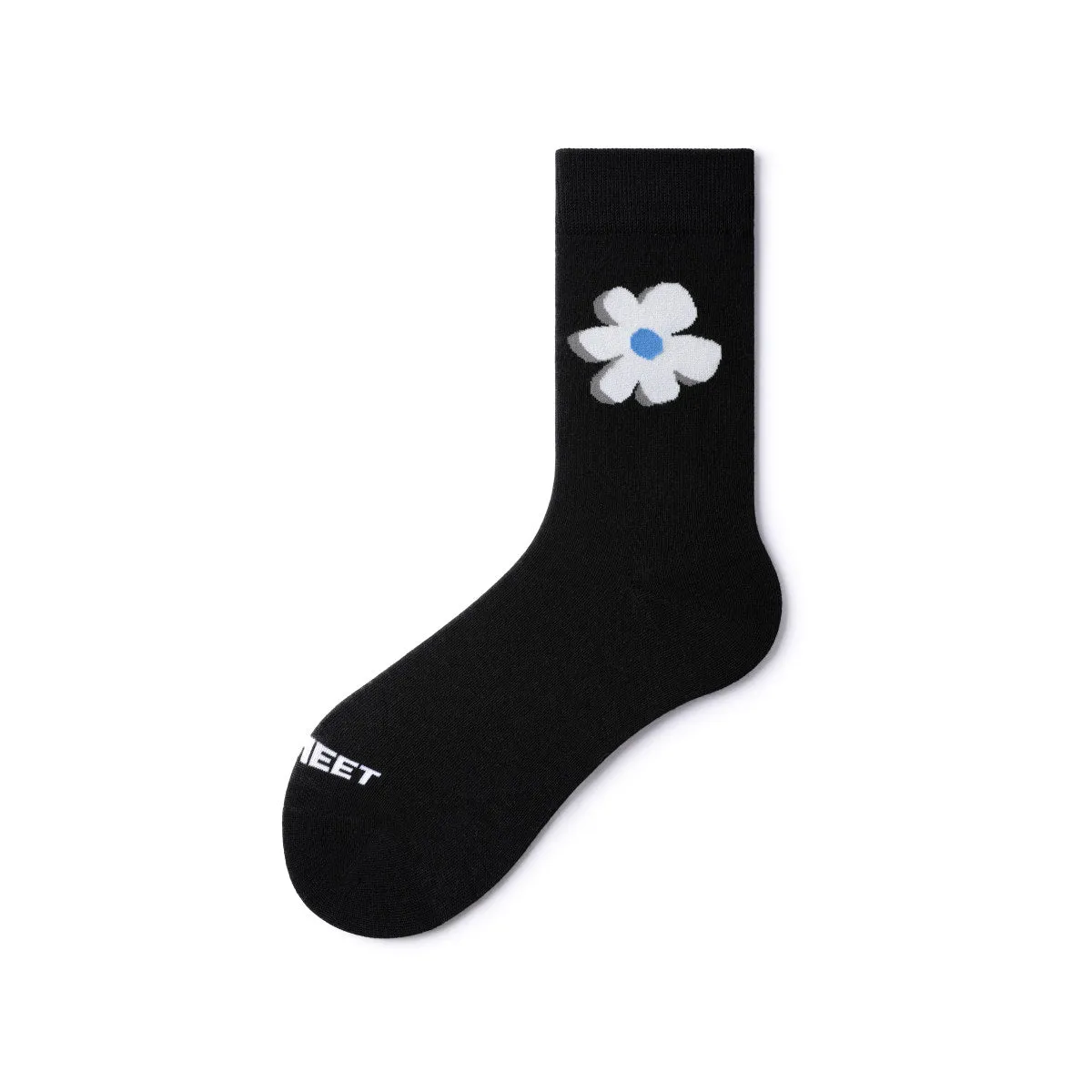 Spring Flower All-season Women 5pcs Crew Socks Set