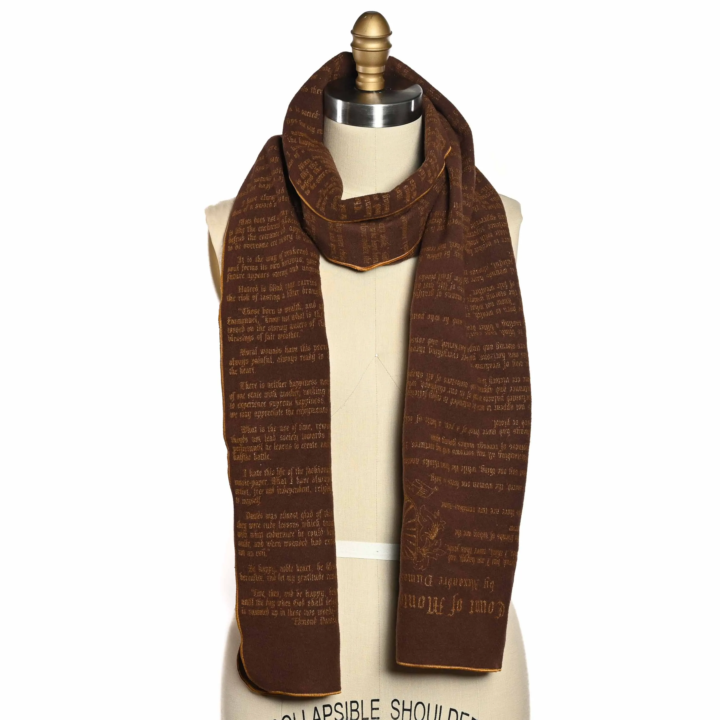 The Count of Monte Cristo Italian Wool Scarf