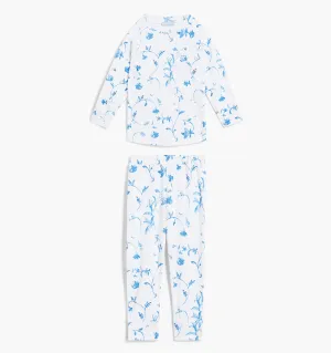 The Tiny PJ Set - Blue Botanical