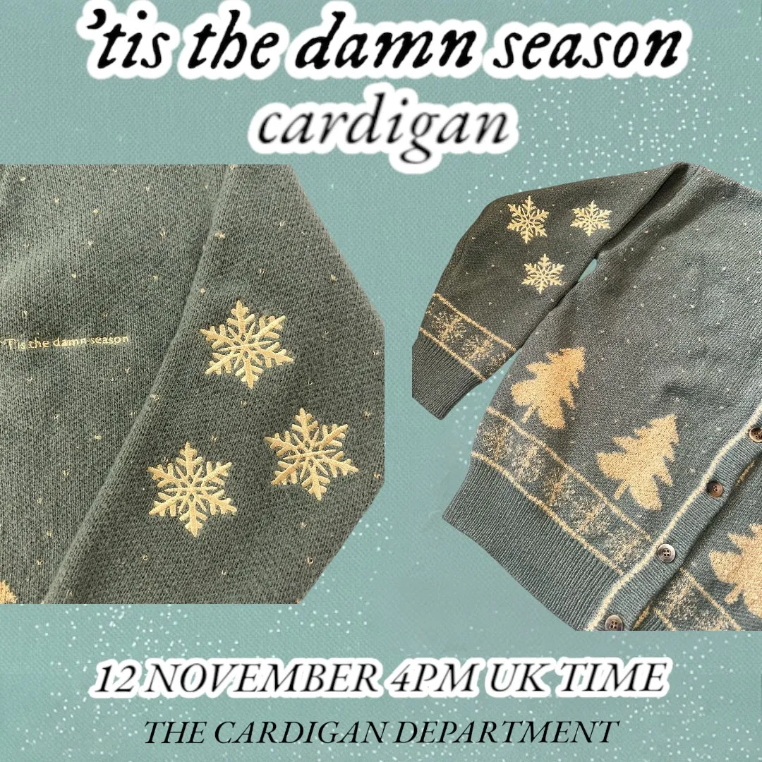 ‘Tis the damn season Cardigan