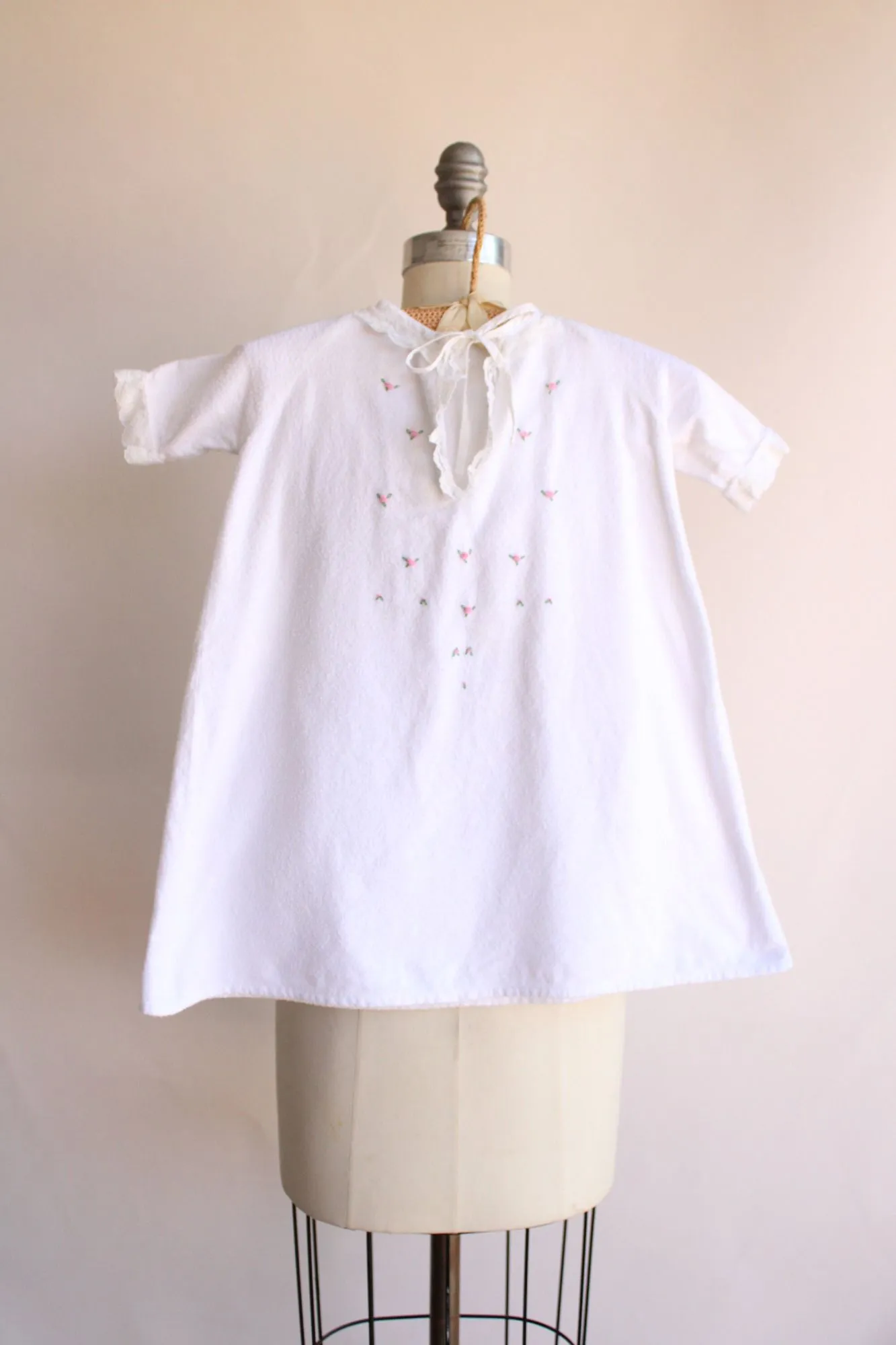 Vintage 1950s 1960s Baby Robe And Nightgown Set