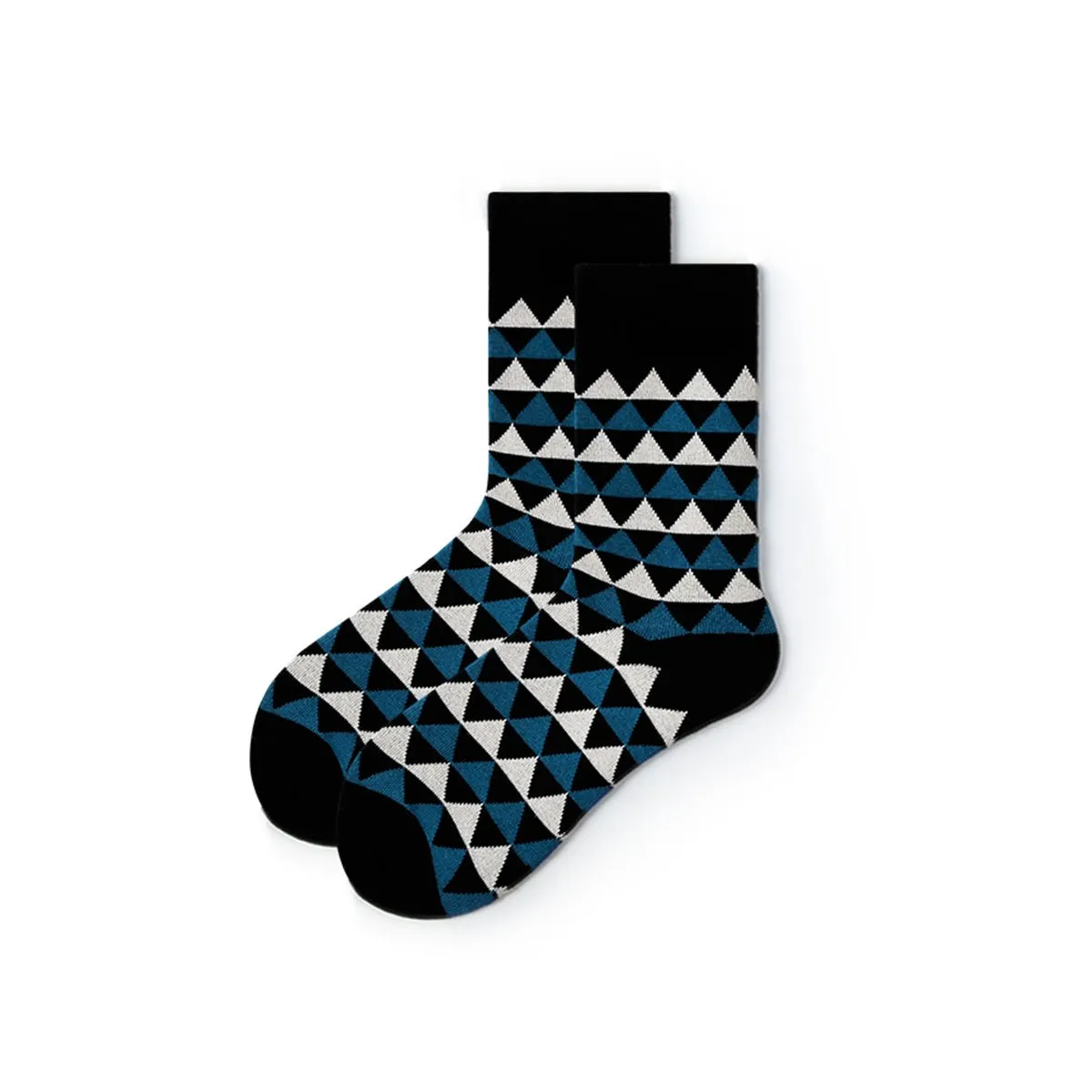 Wisdom Eyes All-season Men 5pcs Crew Socks Set