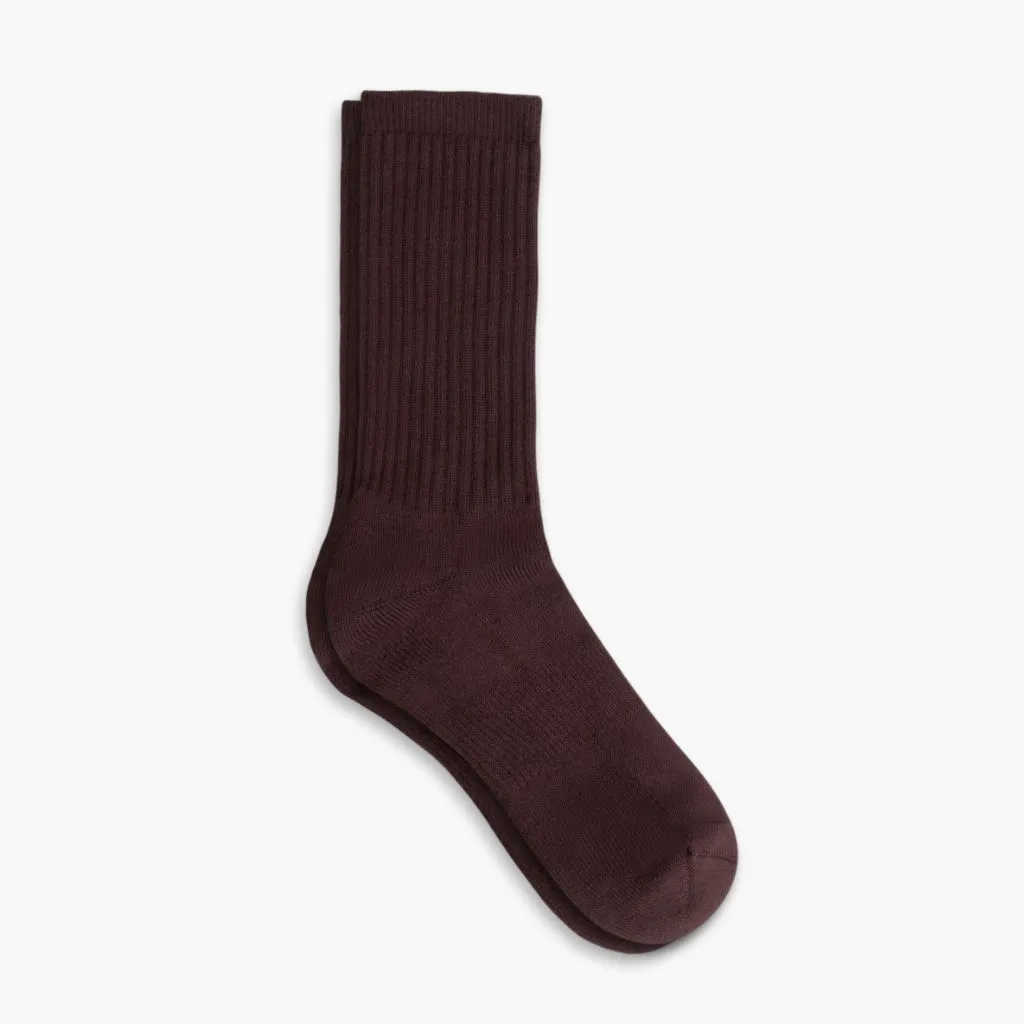 Women's Cotton Crew Sock | Port