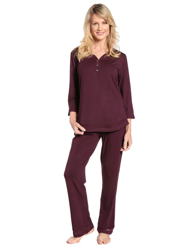 Womens Eco-PJ Bamboo Lounge Set