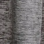 Zarasai Linen Curtain [Black/White]